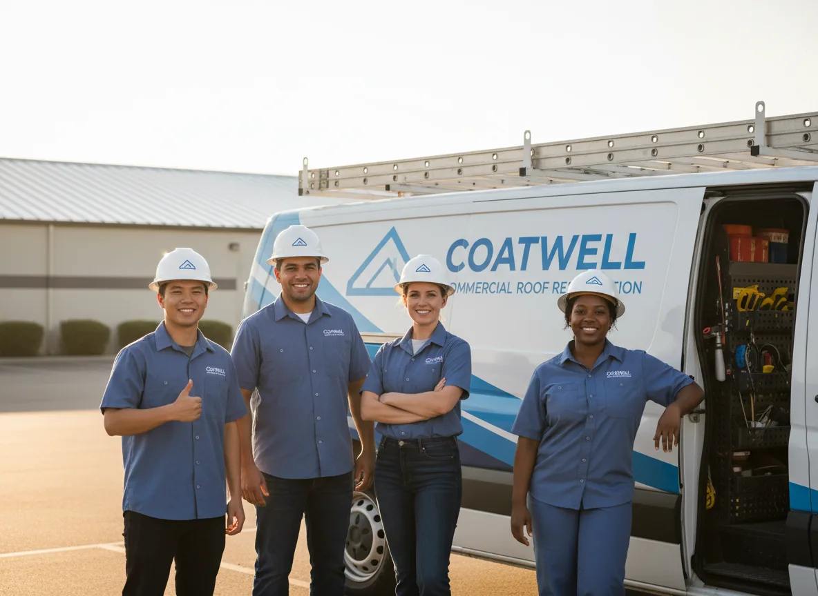 Commercial roof coating company in Mecca, IN